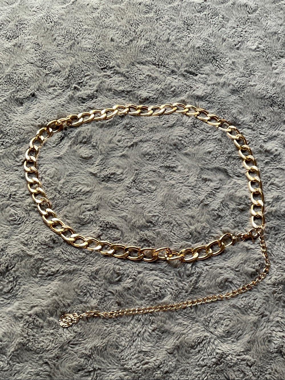 Gold Chain Link Waist Belt - Women's Accessory